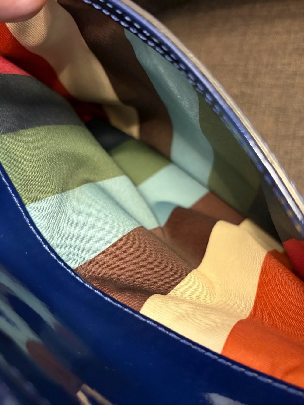 Coach Legacy Willis Bag in Cobalt Blue/Midnight Blue - Picture 14 of 16